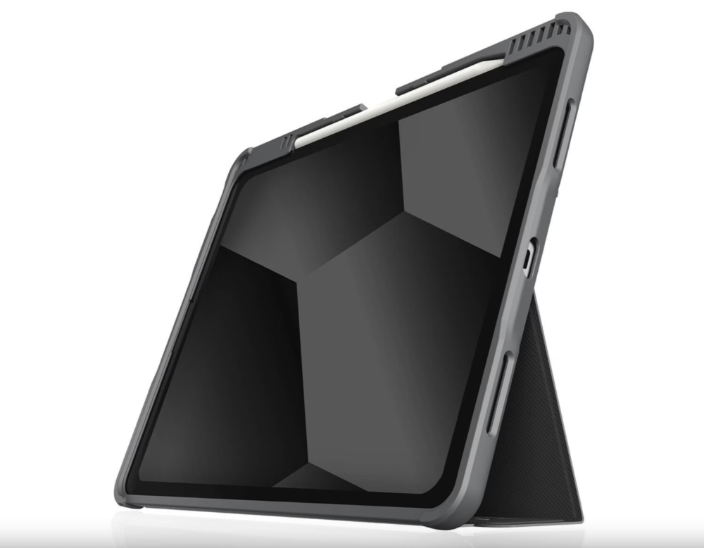 13-Inch iPad Air : STM Dux Plus Premium Quality Cover - Black