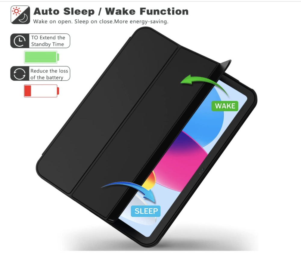 11-inch iPad : Flip Cover - Black - Image 2