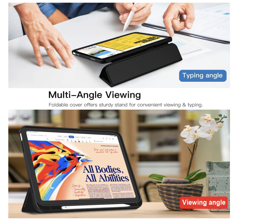 11-inch iPad : Flip Cover - Black - Image 3